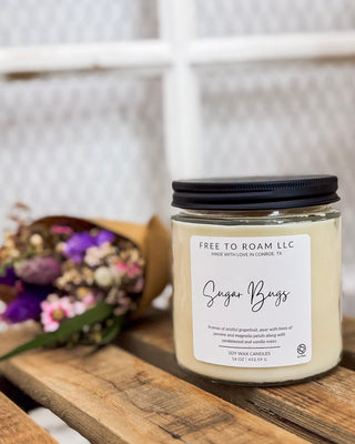 Soy Candle, Sugar Bugs - 16oz.