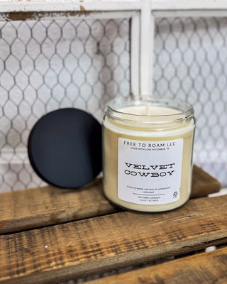 Soy Candle, Velvet Cowboy - 16oz.
