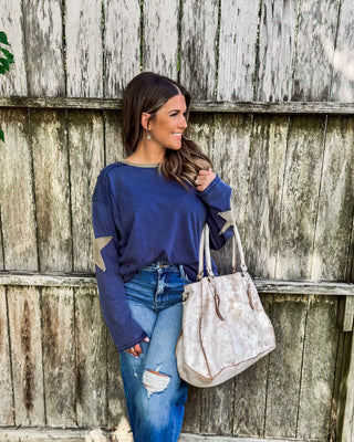 Dusty Skies Pullover, Denim