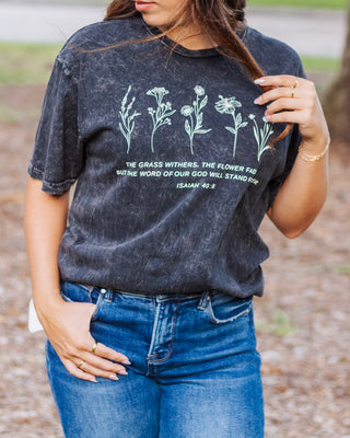 His Word Forever Graphic Tee, Black