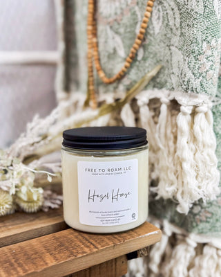 Soy Candle, Hazel House - 16oz.