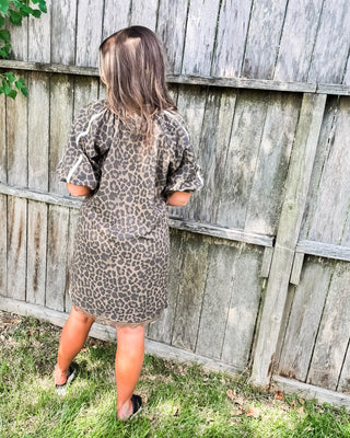 On the Wild Side Mini Dress, Cocoa