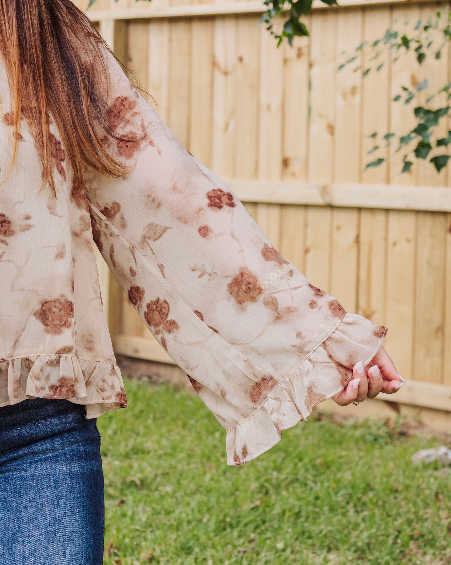 Autumn Ember Top, Cream