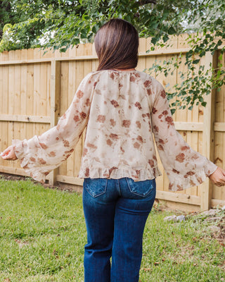 Autumn Ember Top, Cream
