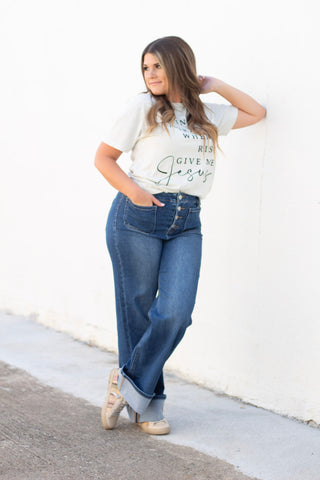 Give Me Jesus Graphic Tee, White