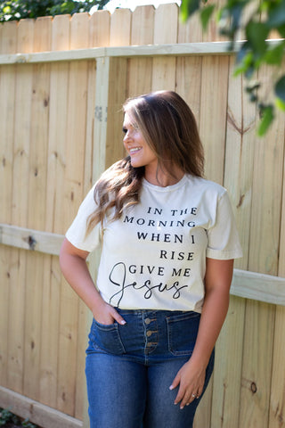 Give Me Jesus Graphic Tee, White