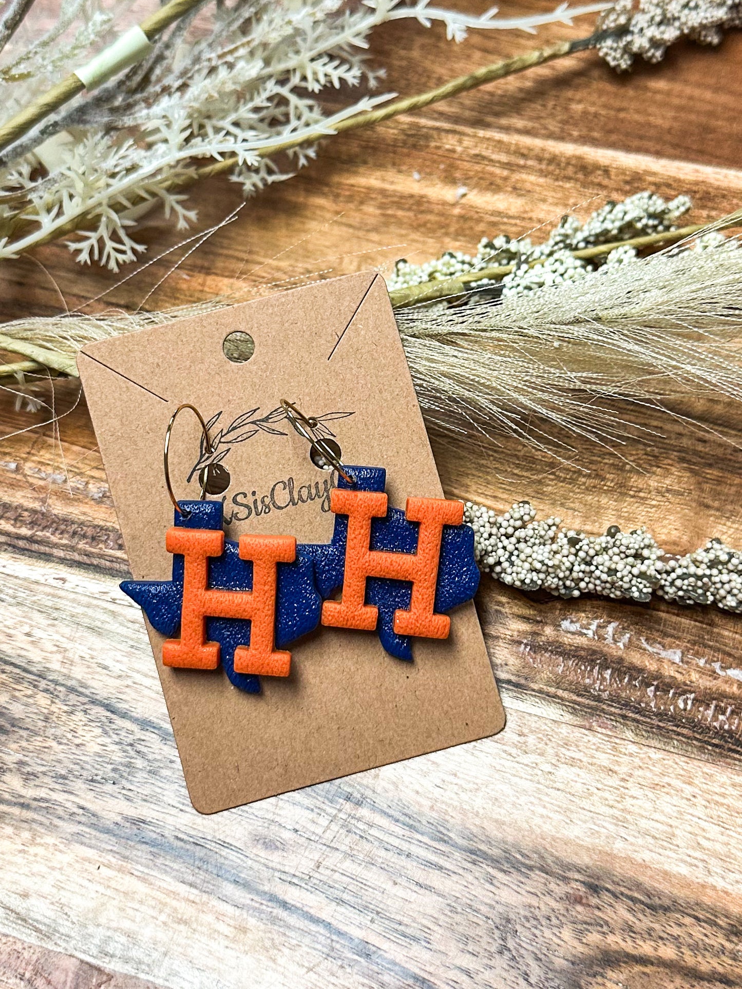 Big H Earrings
