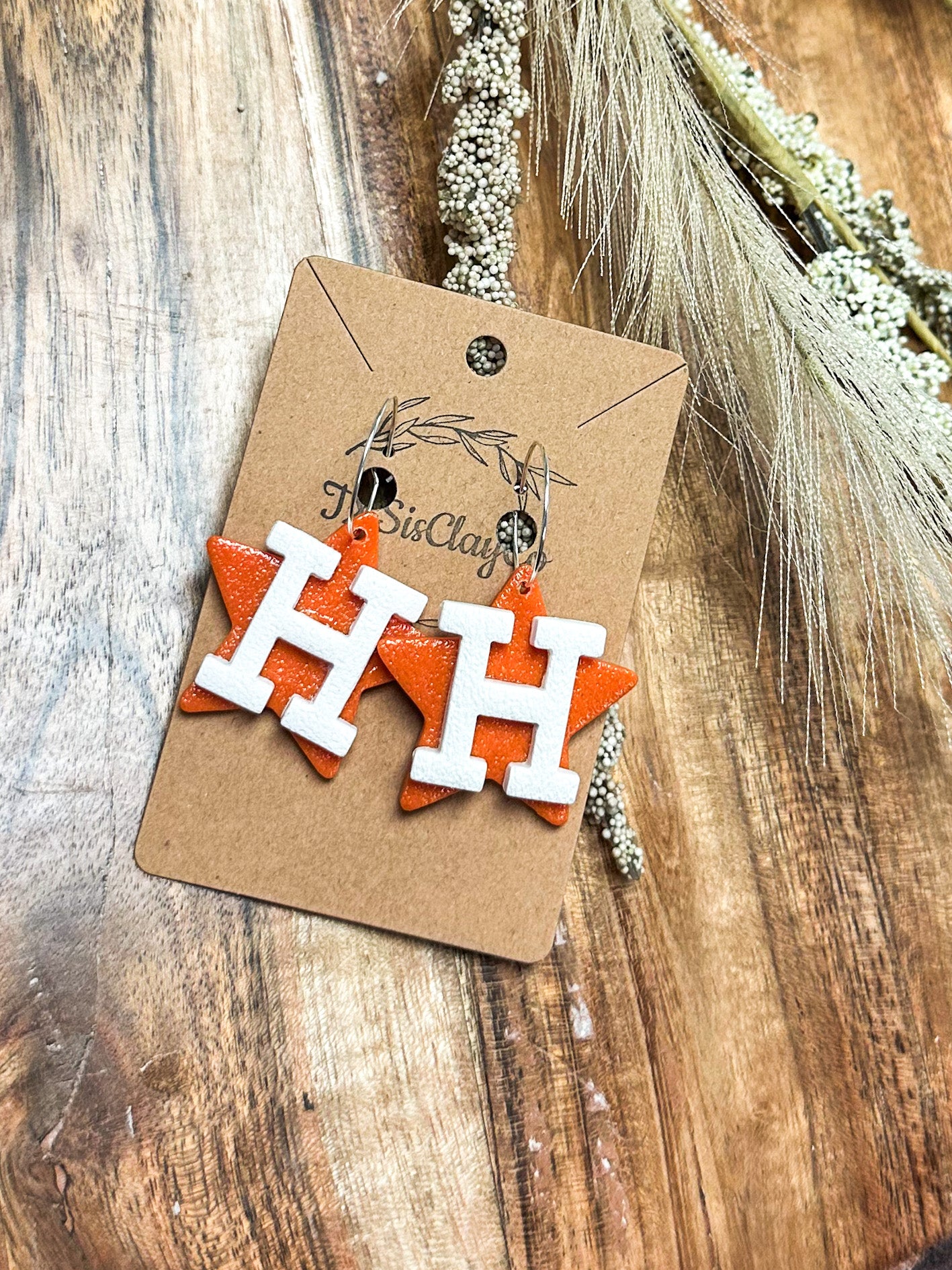 Big H Earrings