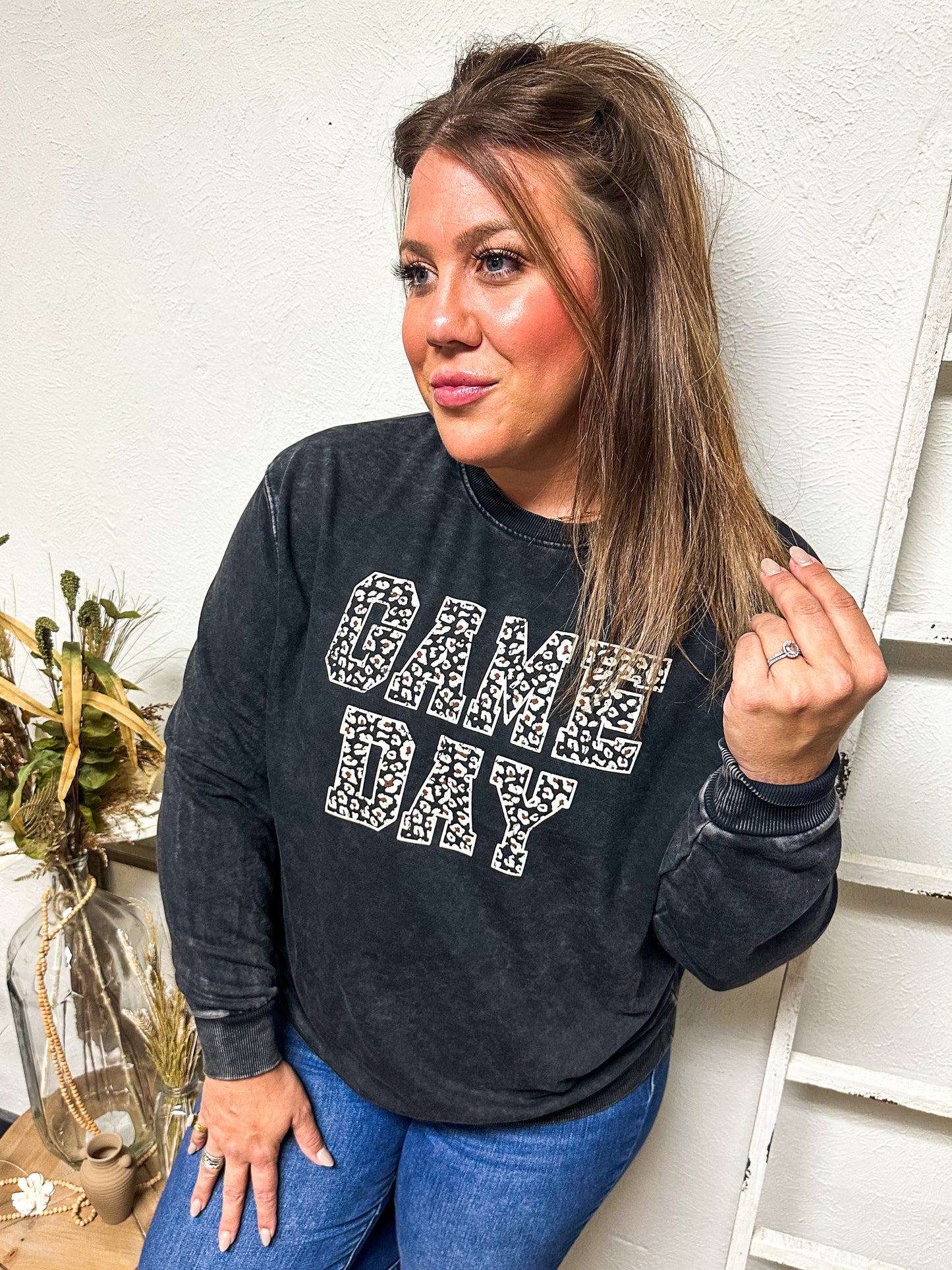 Go Wild Game Day Sweatshirt, Gray