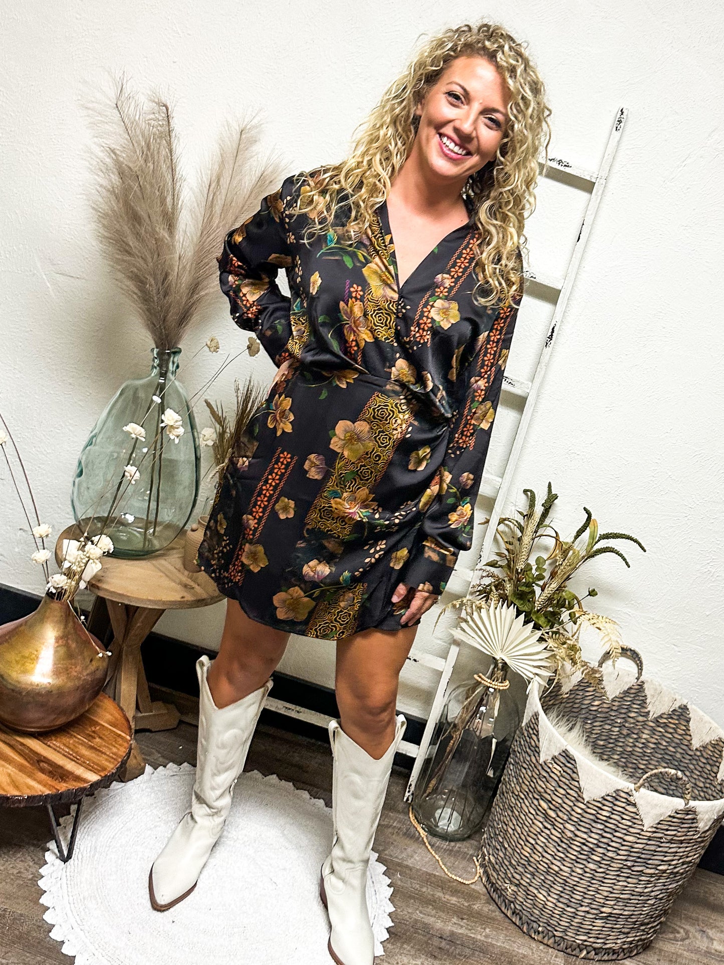 For the Love of Pattern Mini Dress