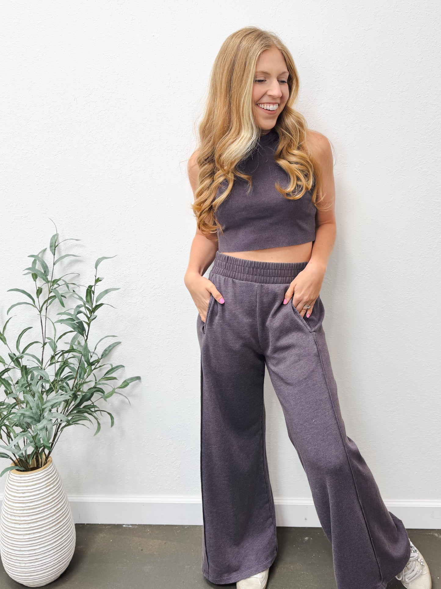 Athleisure Moment Set, Plum