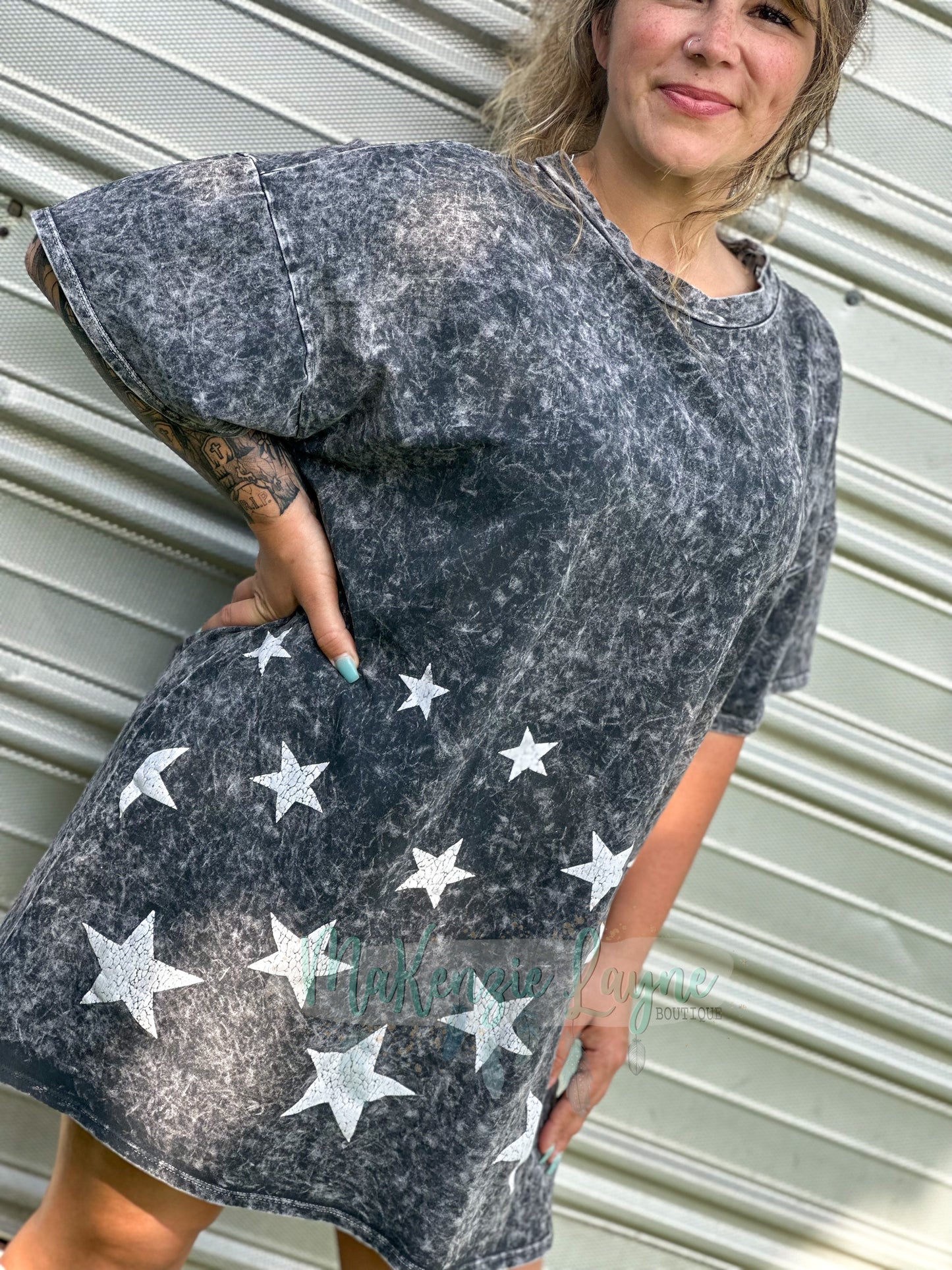 Stars Over Texas Shirt Dress
