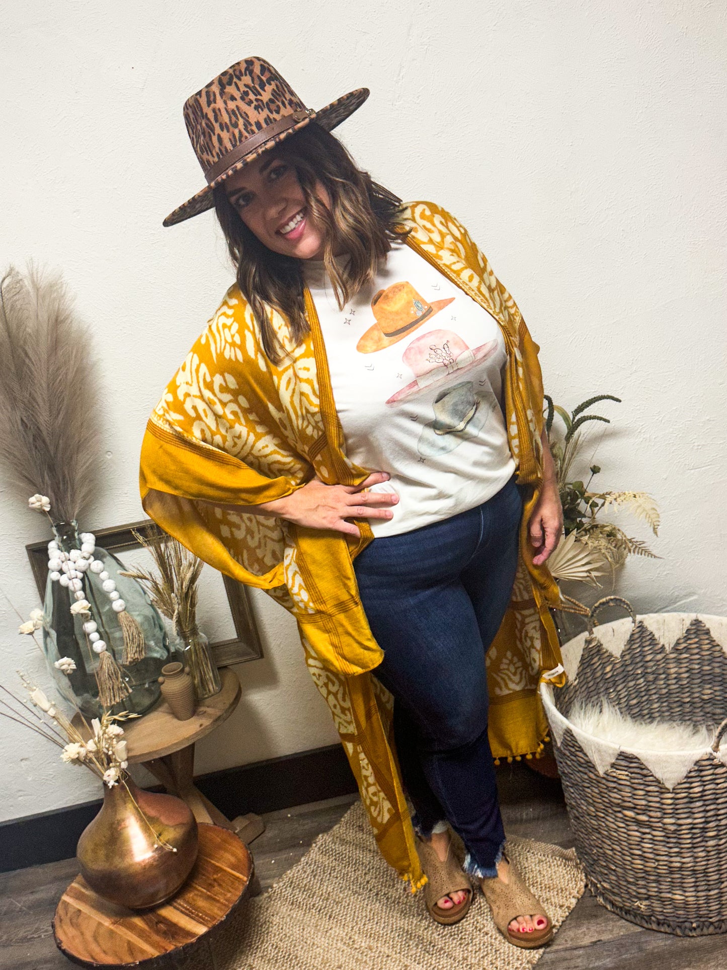 Here Comes the Sun Kimono, Mustard