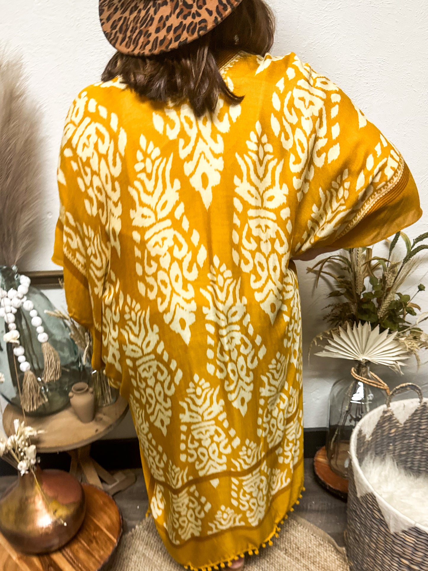 Here Comes the Sun Kimono, Mustard