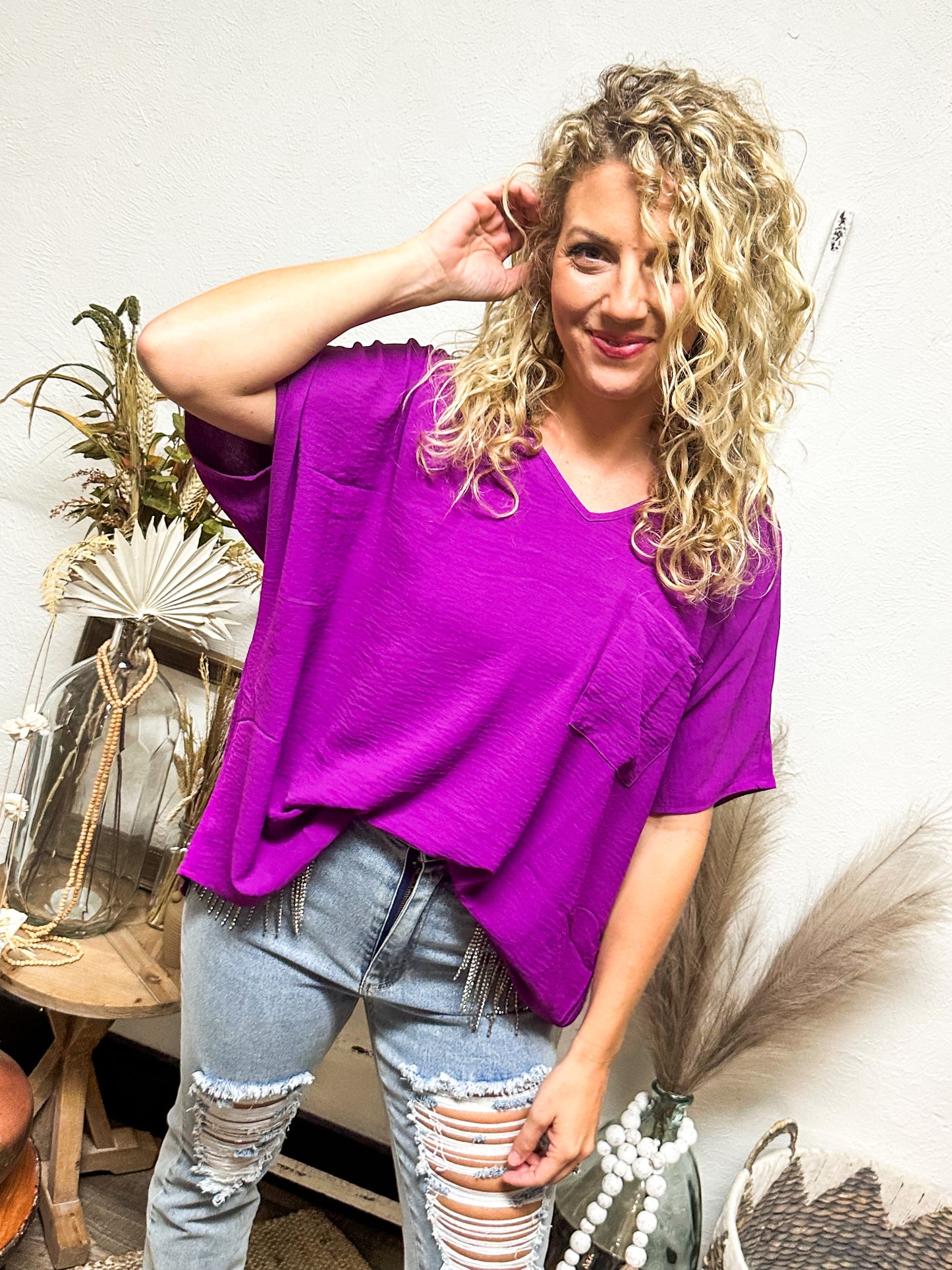 Your Everyday Top, Plum