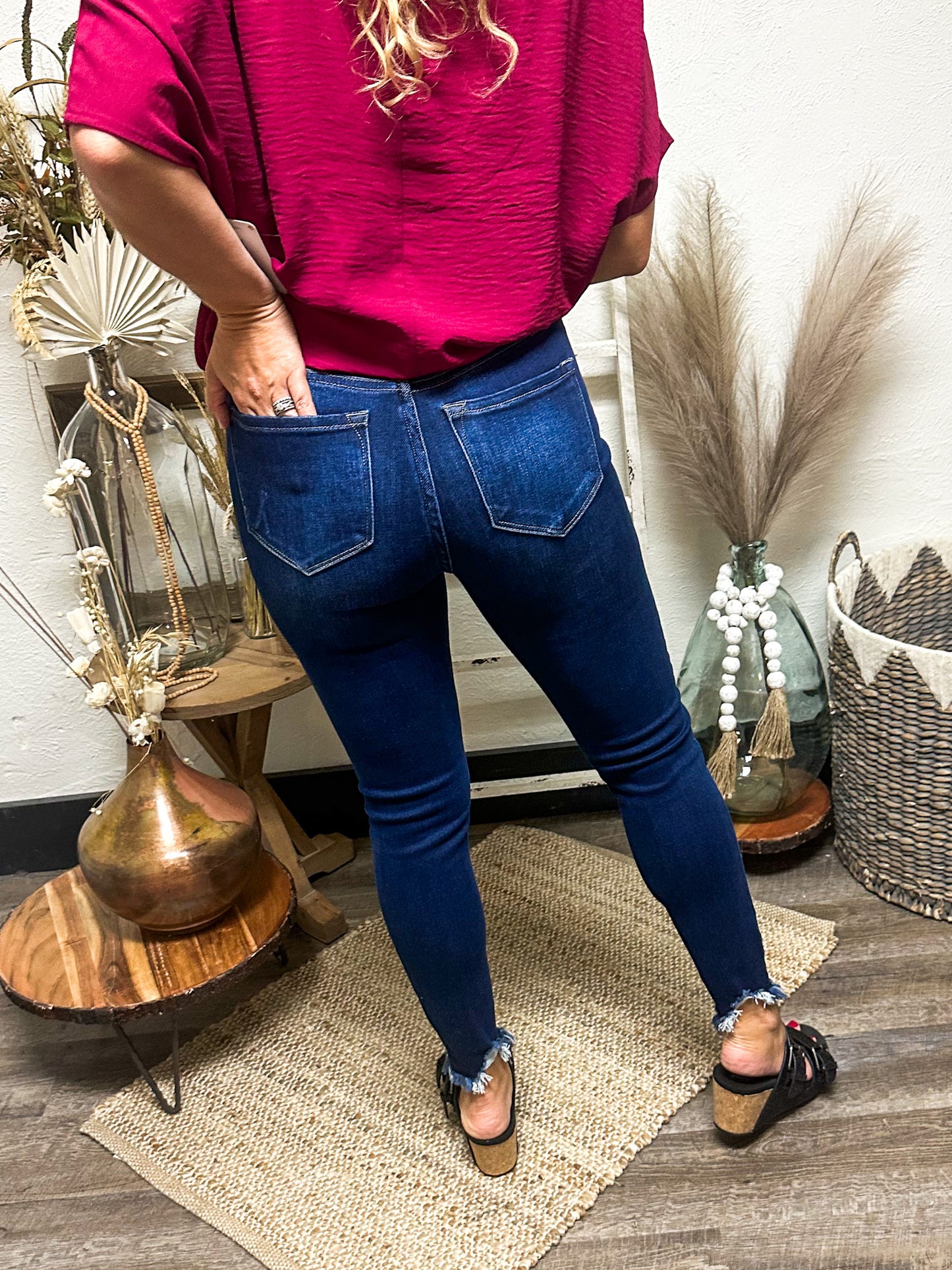 The Andi Ankle Skinny Jean, Dark Kancan
