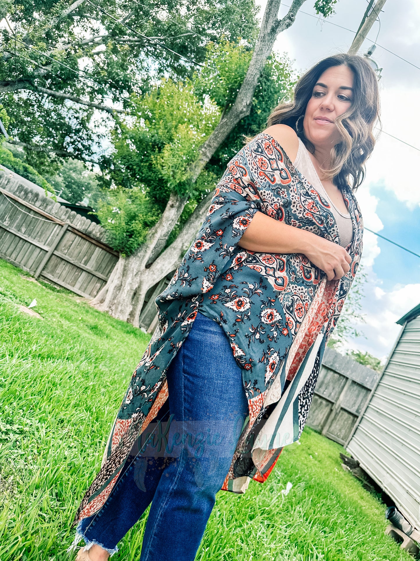 Off the Lagoon Kimono