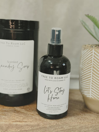 Room Spray, Let's Stay Home - 8oz.