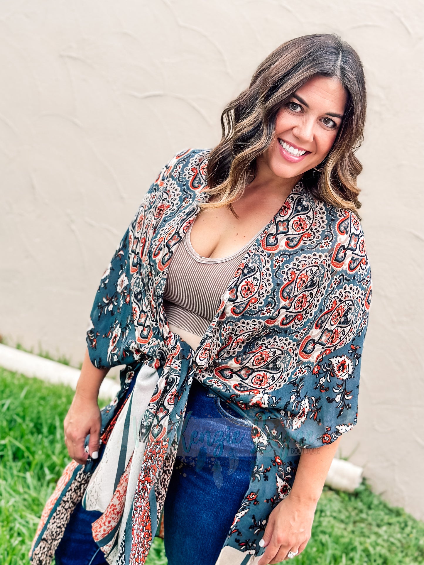 Off the Lagoon Kimono