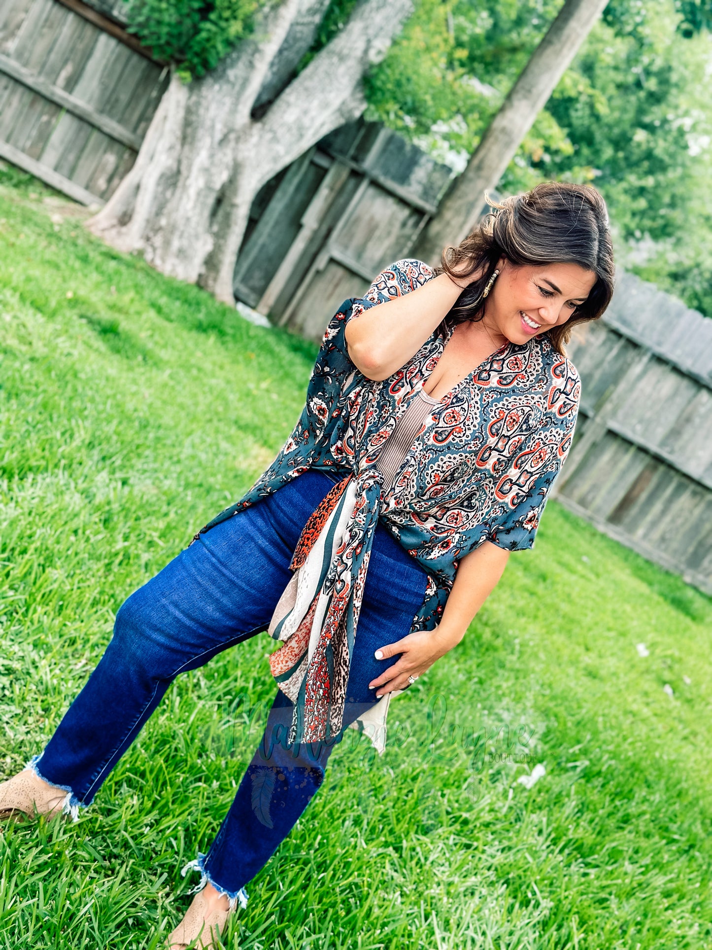 Off the Lagoon Kimono