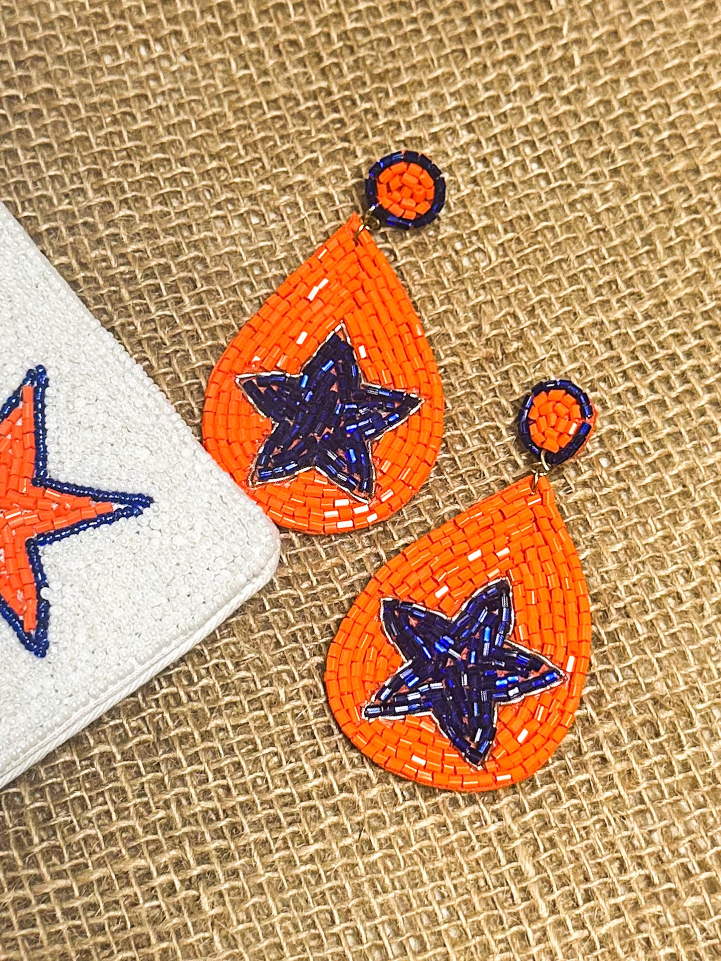 In Outer Field Earrings, Orange