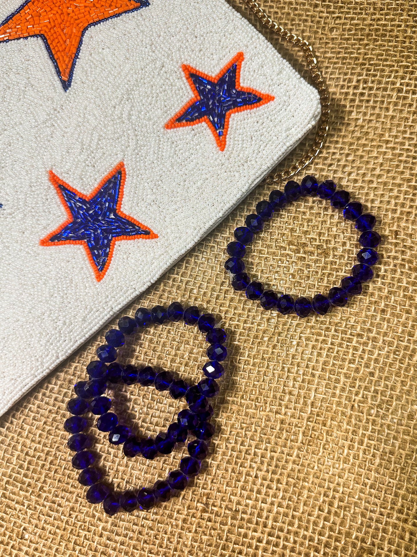 Shine Bigger Bracelet, 10mm Blue