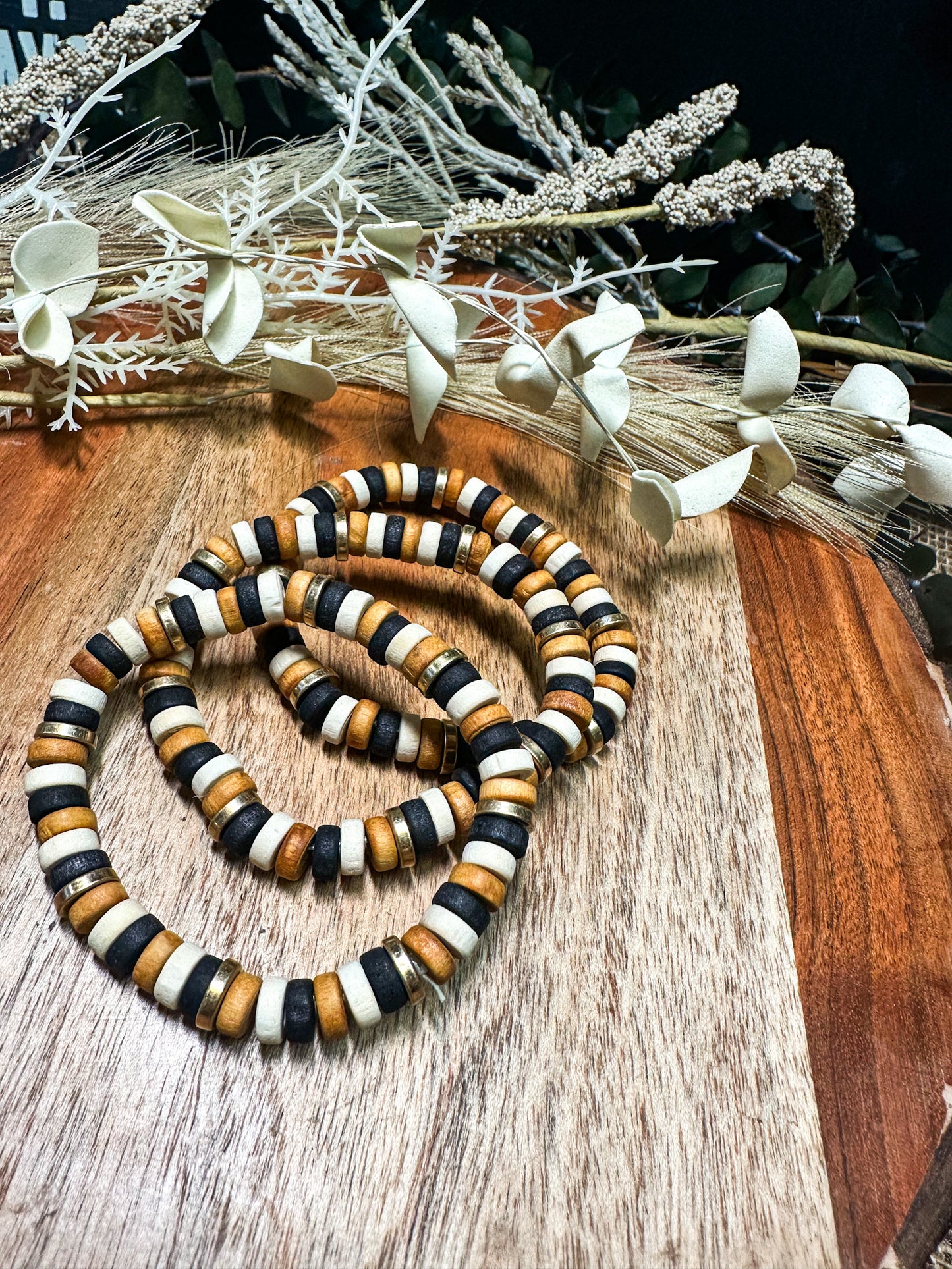 Boho Beaded Bracelet, Multi