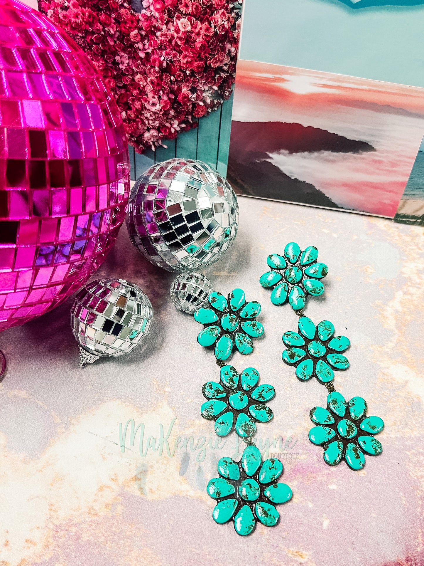Drops of Turquoise Earrings