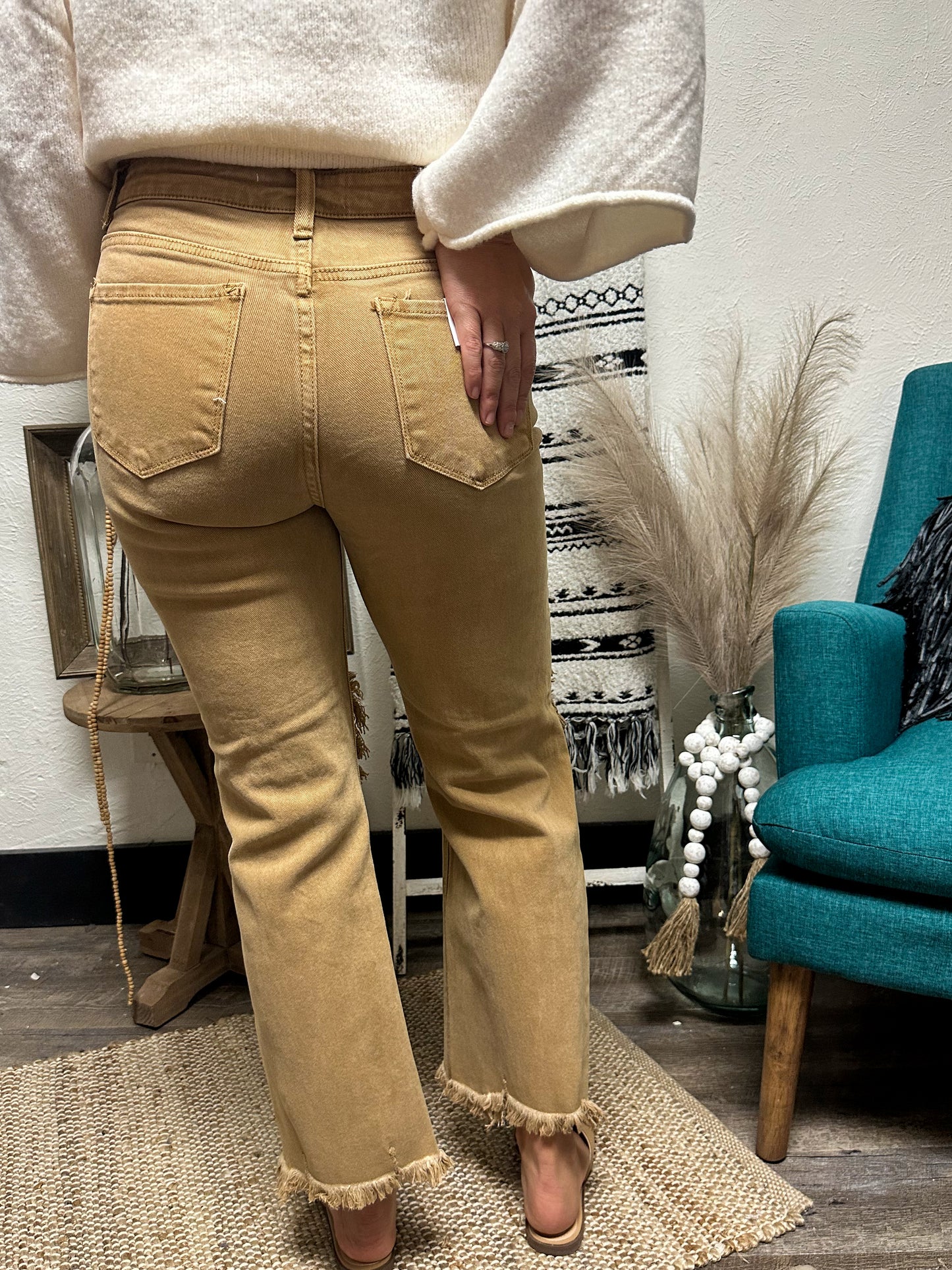 The Bella Straight Leg, Mocha Risen