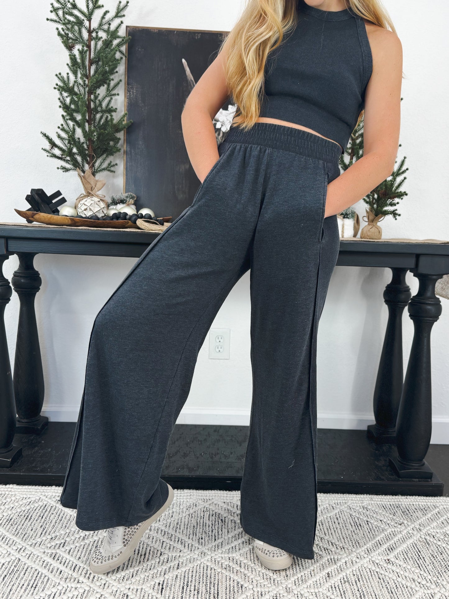 Athleisure Moment Set, Charcoal