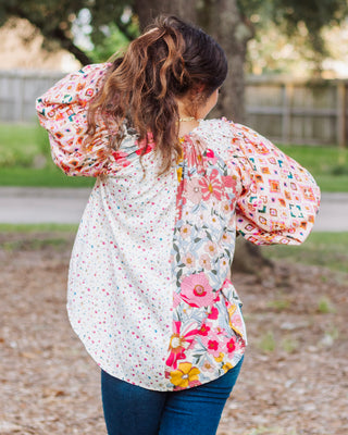 Juniper Rose Blouse, Multi