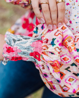 Juniper Rose Blouse, Multi