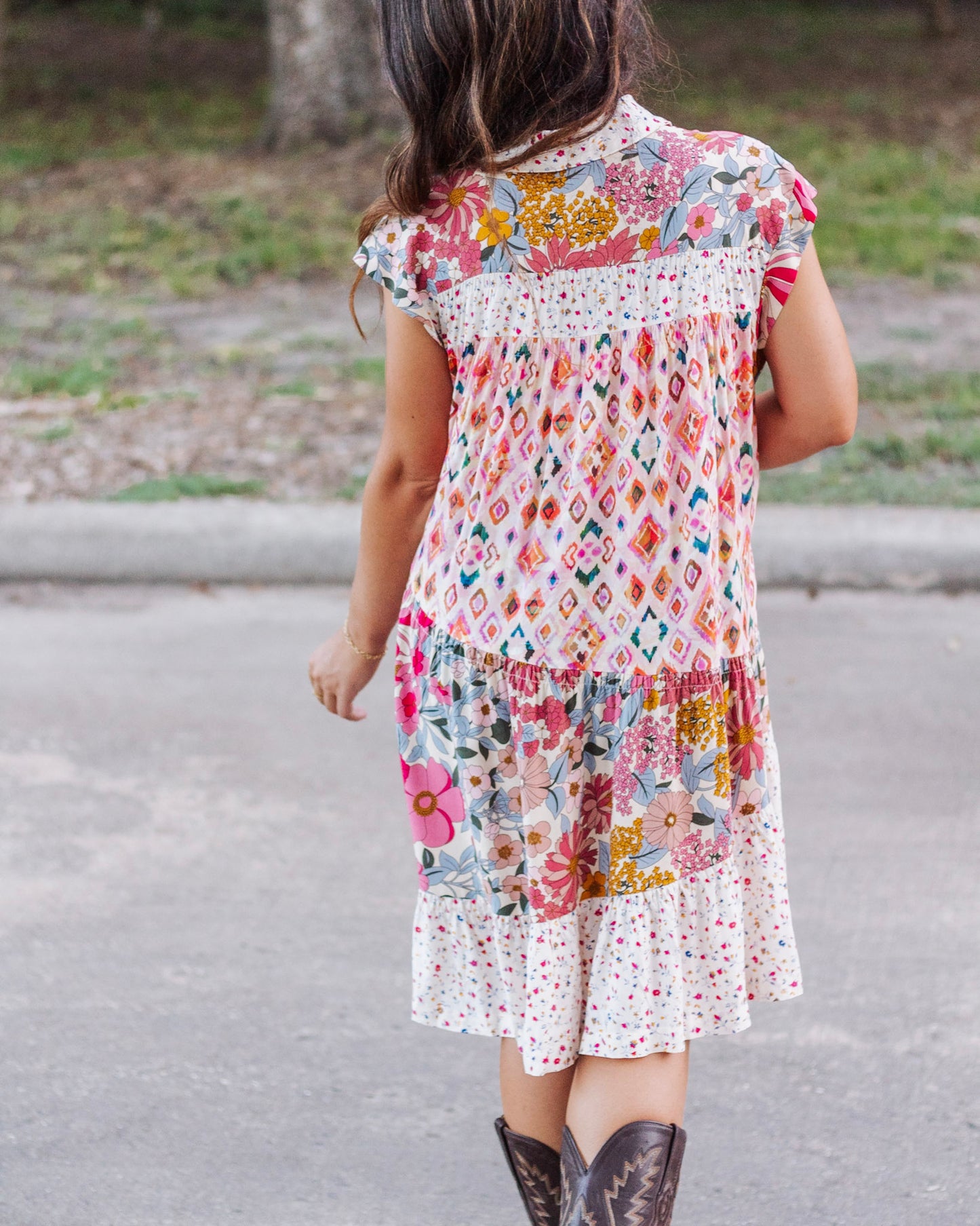 Juniper Rose Midi Dress, Multi