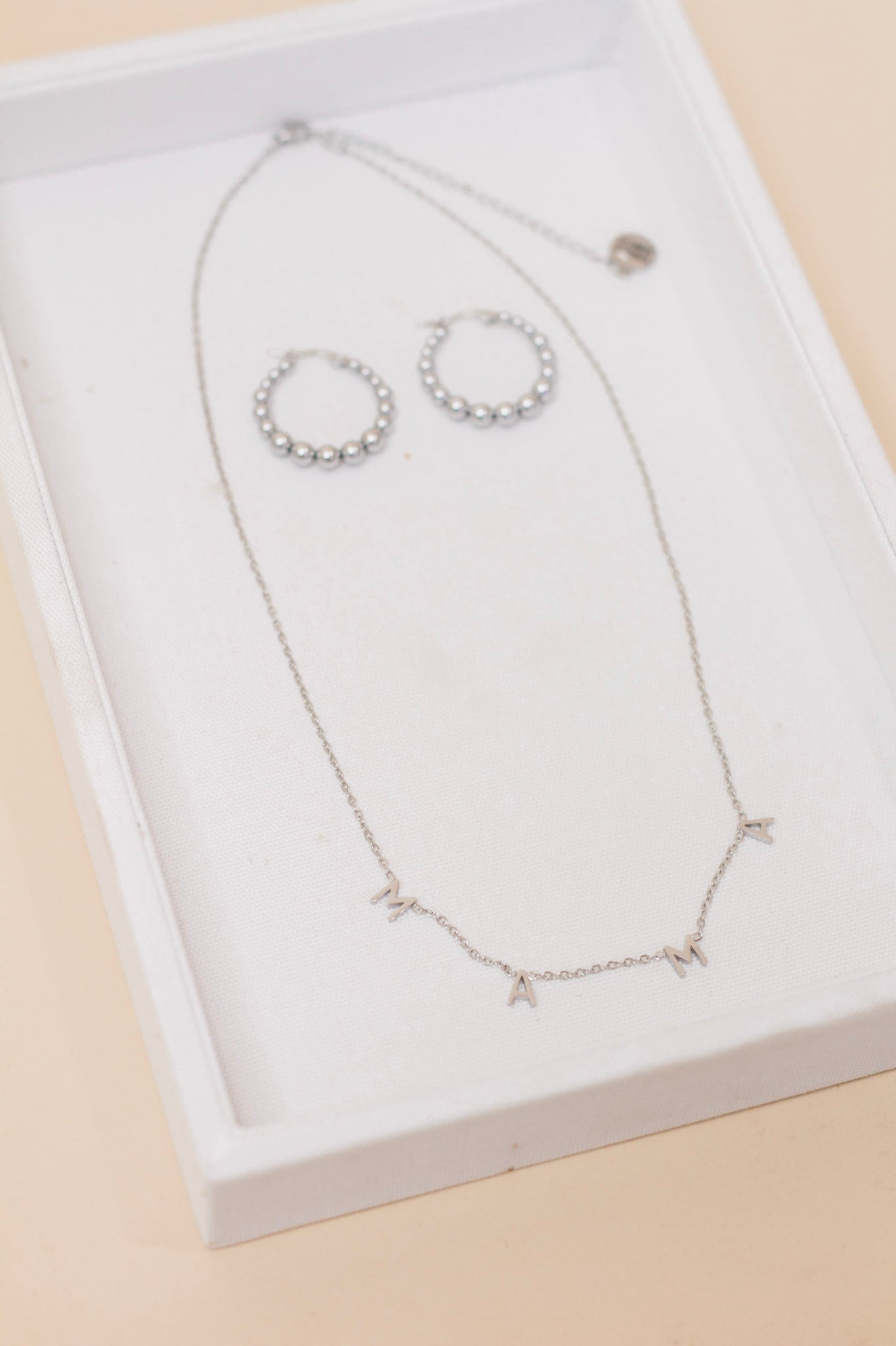 Landen Collection - Hoop Earrings, Silver
