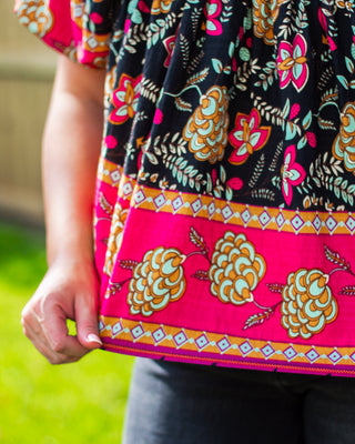 Magnolia Park Top, Black