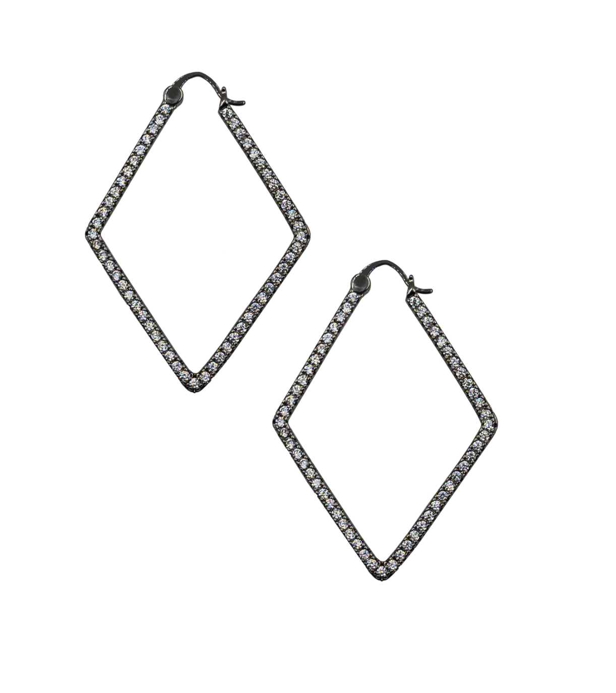 Goddess Collection - Black Bling Maddox Earrings