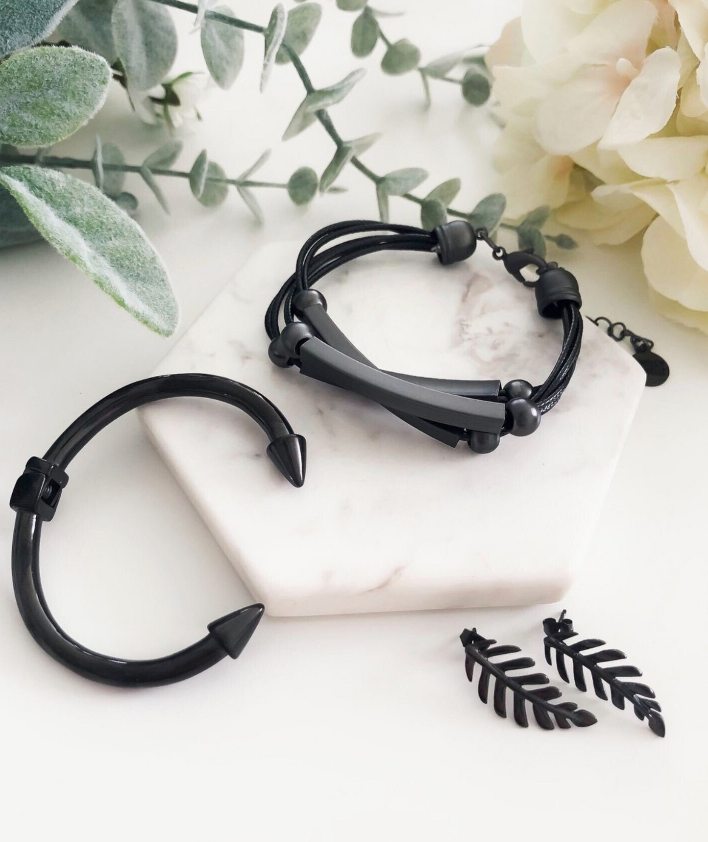 Spike Collection - Black Bracelet