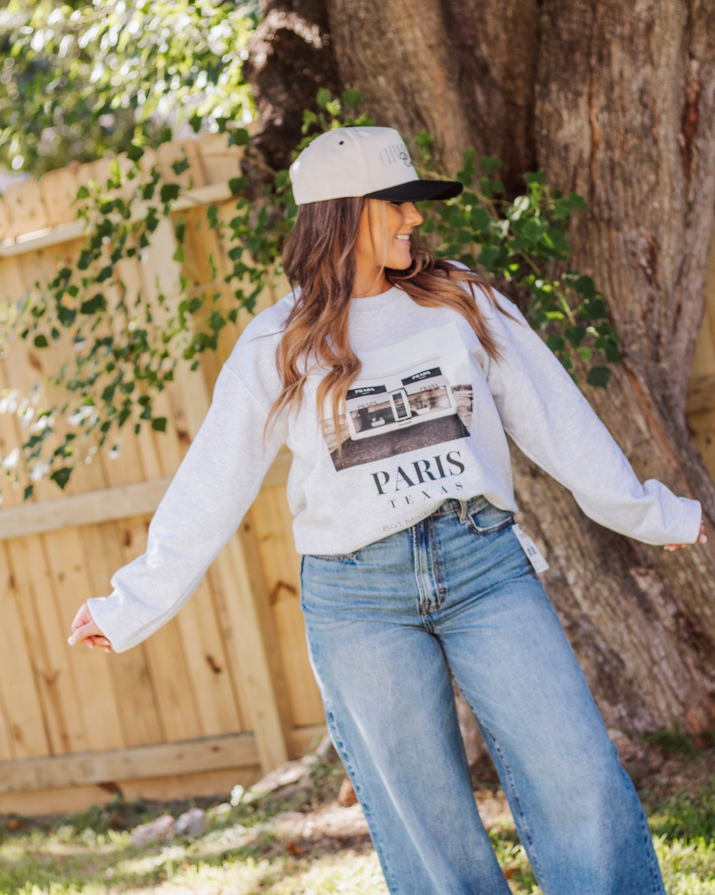 Take Me To Marfa Sweatshirt, Grey