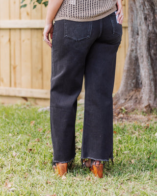 The Austyn HR Ankle Jean, Black FM