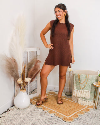 The Easy Edge Knit Set, Brown