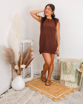 The Easy Edge Knit Set, Brown