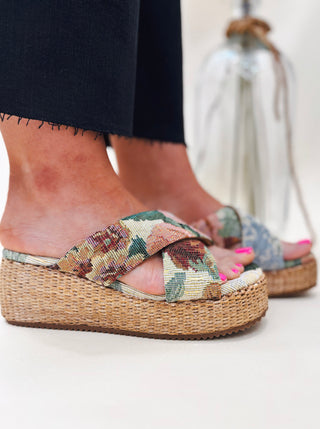 The Fresno Platform Sandal, Multi