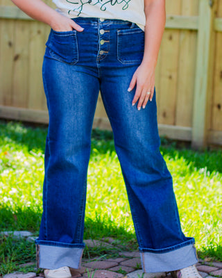 The Paxton HR Ankle Jeans, Dark