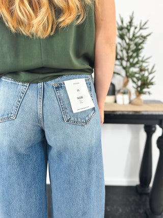 The Sky Wide Leg Jean, Medium