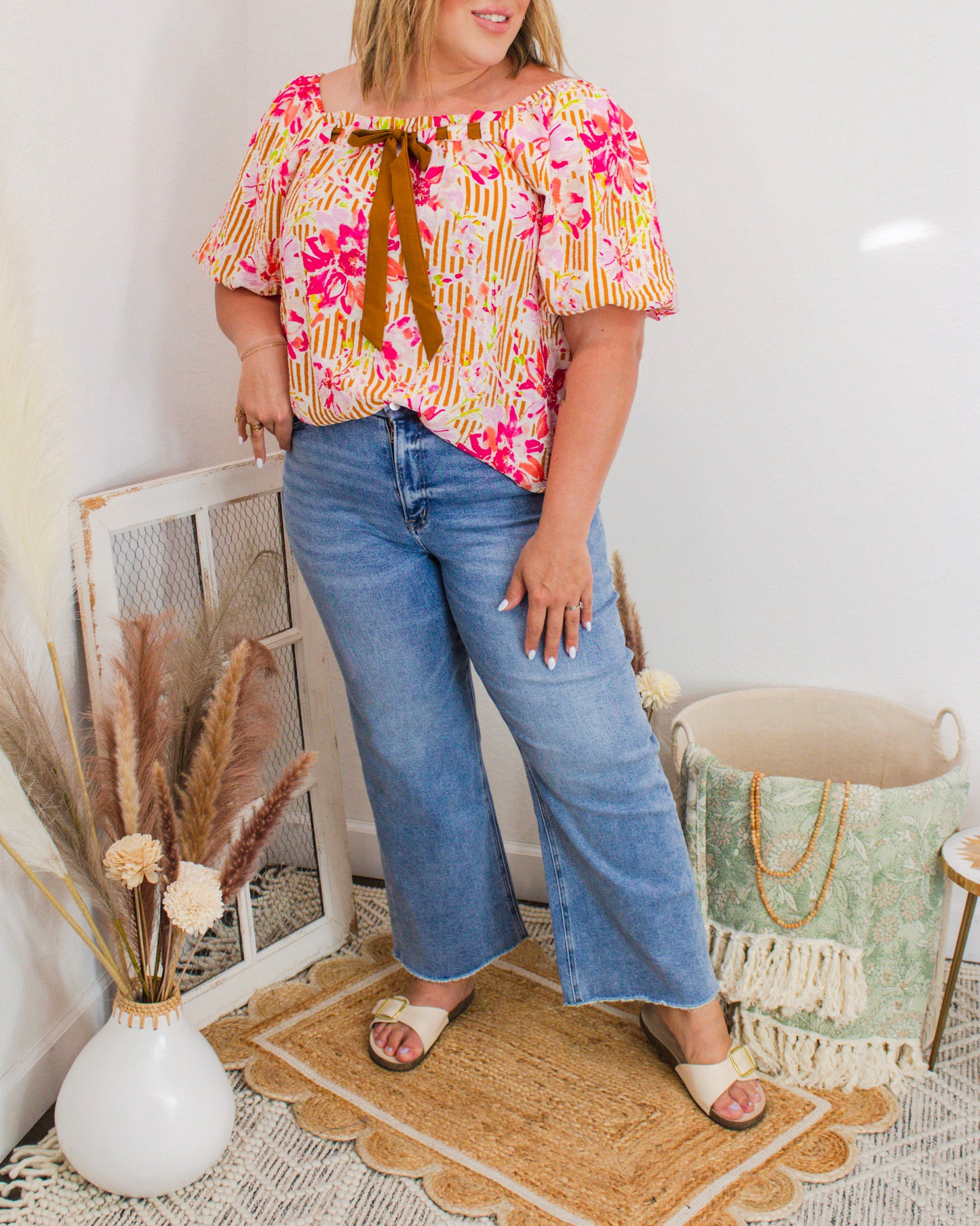 The Tommy HR Wide Leg Jean, Med MICA