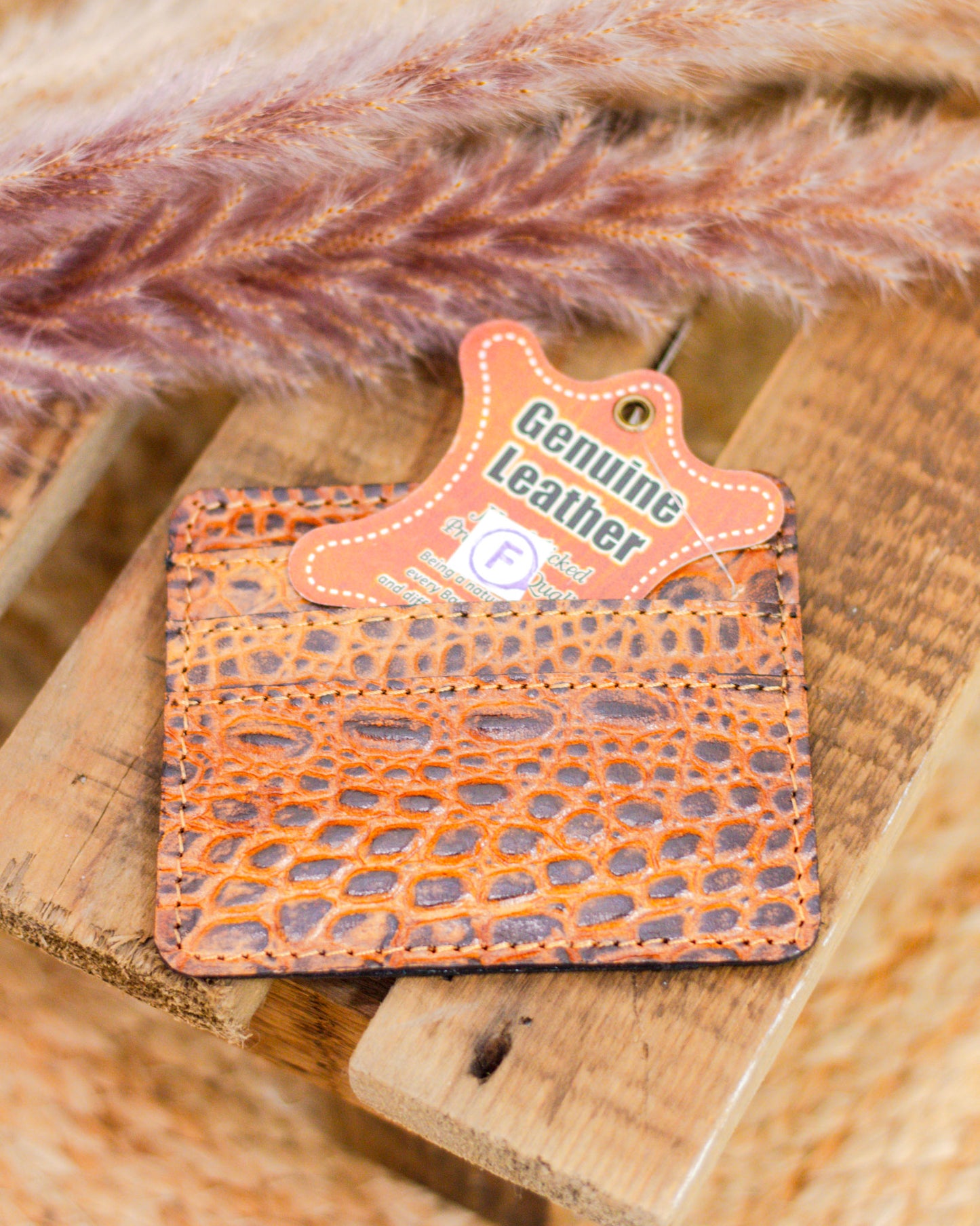 Wild Print Card Wallet