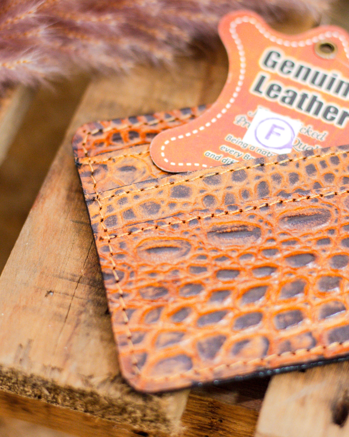 Wild Print Card Wallet
