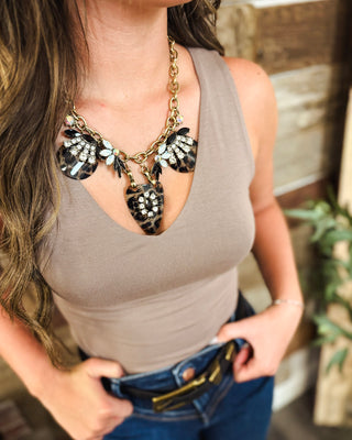 Wild Bling Necklace, Gold