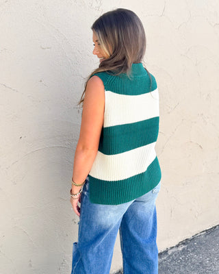 Bold in Season Sweater Vest, Green