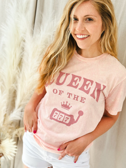 Lucky Lady Graphic Tee, Pink